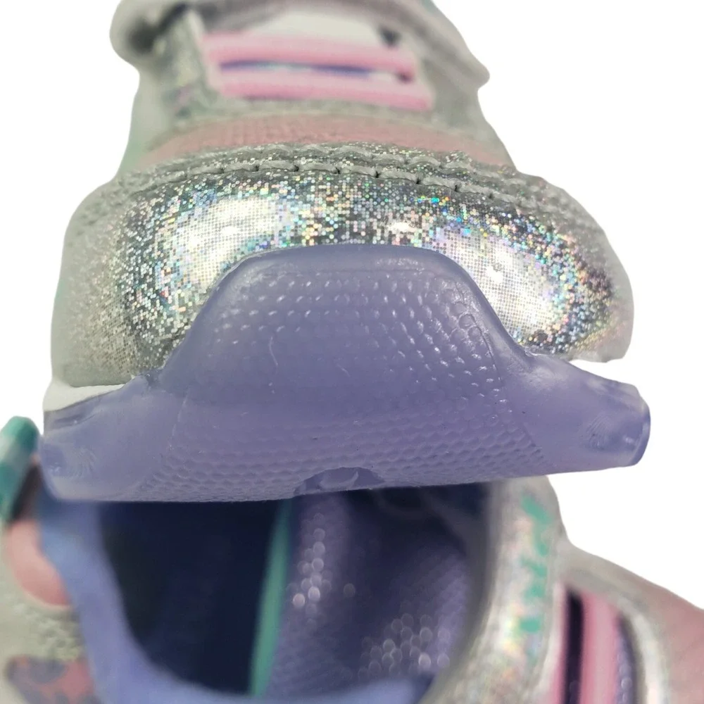 Disney Girls' Mermaid Shoes - Laceless LED Light Up Shoes Pink Size 6 (15cm) New